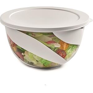 Snips White Salad Bowl with Lid, 3L, Made in Italy, BPA Free Snips White Salad Bowl with Lid, 3L, Made in Italy, BPA Free