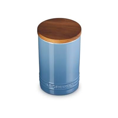 LE CREUSET Stoneware Signature Storage Jar, 770ml, Chambray LE CREUSET Stoneware Signature Storage Jar, 770ml, Chambray
