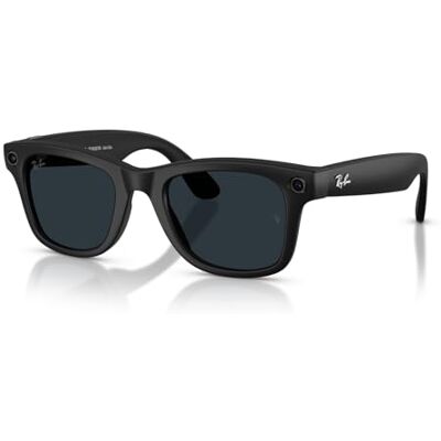 Ray-Ban Meta Gen 2 Wayfarer AI Glasses for Men & Women Matte Black L 12MP Camera, 3K Ultra HD Video, Voice Command, Open-Ear Audio, 8H Battery, Meta AI App Transitions® Clear to Grey Lenses Ray-Ban Meta Gen 2 Wayfarer AI Glasses for Men & Women Matte Black L 12MP Camera, 3K Ultra HD Video, Voice Command, Open-Ear Audio, 8H Battery, Meta AI App Transitions® Clear to Grey Lenses