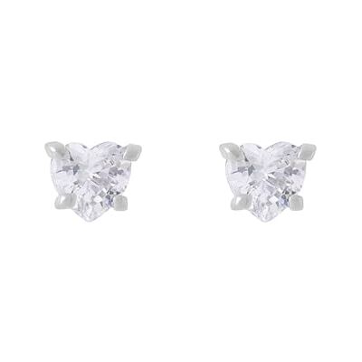 Juicy Couture Solitaire Crystal Heart Stud Earrings for Women Juicy Couture Solitaire Crystal Heart Stud Earrings for Women