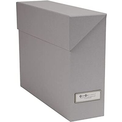Bigso Box of Sweden Bigso Lovisa Fiberboard Label Frame 12 File Storage Box Document Organizer for Important Paperwork Durable Hanging File Box with a Flip Top Lid & Metal Label Window 3.7 in x 13 in x 9.4in Grey Bigso Box of Sweden Bigso Lovisa Fiberboard Label Frame 12 File Storage Box Document Organizer for Important Paperwork Durable Hanging File Box with a Flip Top Lid & Metal Label Window 3.7 in x 13 in x 9.4in Grey