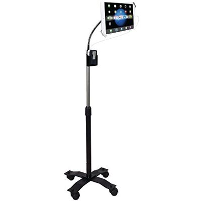 CTA Digital Tablet Stand - Adjustable height, rotatable, with flexible arm, black CTA Digital Tablet Stand - Adjustable height, rotatable, with flexible arm, black