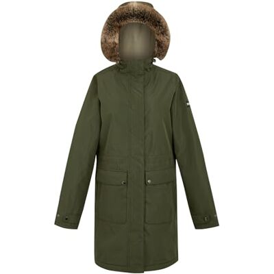 Regatta Women's Sabinka II Fur Trim Parka Jacket with Isotex 10000 fabric, perfect for Walking & Outdoors Regatta Women's Sabinka II Fur Trim Parka Jacket with Isotex 10000 fabric, perfect for Walking & Outdoors