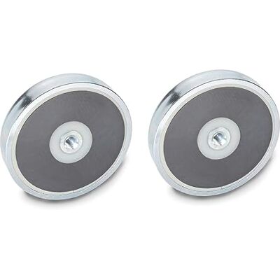 Ganter NormElement 50.4-HF-50-10-M8 - Magnet, Silver, Internal Thread, Shielded System Ganter NormElement 50.4-HF-50-10-M8 - Magnet, Silver, Internal Thread, Shielded System
