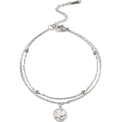 SIPURIS Good Luck Four Leaf Clover Bracelet Irish Shamrock Shape Lucky Charm Bangle Shamrock Heart Arm Ring Amulet Jewelry SIPURIS Good Luck Four Leaf Clover Bracelet Irish Shamrock Shape Lucky Charm Bangle Shamrock Heart Arm Ring Amulet Jewelry