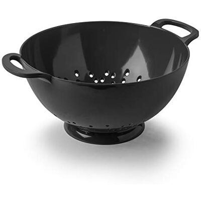 Zeal Melamine Colander Medium - 20cm - Dark Grey - Colander Zeal Melamine Colander Medium - 20cm - Dark Grey - Colander