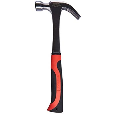 Amtech – Claw Hammer One-Piece Design, Drop-Forged Steel for Nail Driving, Removal and General Carpentry Tasks (16oz (450g)) Amtech – Claw Hammer One-Piece Design, Drop-Forged Steel for Nail Driving, Removal and General Carpentry Tasks (16oz (450g))