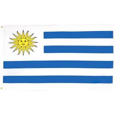 Az Flag Uruguay 250x150cm - Durable Flag for Outdoors Az Flag Uruguay 250x150cm - Durable Flag for Outdoors