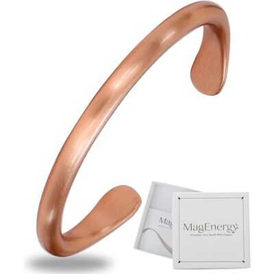 MagEnergy Copper Bracelet for Men & Women, 100% Pure Copper Bracelets, Raw, Solid & Uncoated Handmade Timeless Tibetan Bracelet MagEnergy Copper Bracelet for Men & Women, 100% Pure Copper Bracelets, Raw, Solid & Uncoated Handmade Timeless Tibetan Bracelet