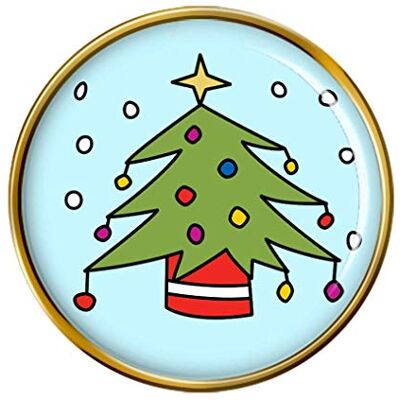 Giftshop UK Christmas Tree Pin Badge Giftshop UK Christmas Tree Pin Badge