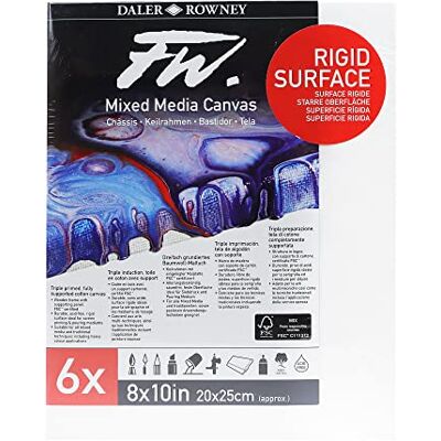 Daler-Rowney FW Mixed Media Rigid Canvas - Canvas Daler-Rowney FW Mixed Media Rigid Canvas - Canvas