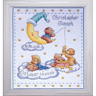 Tobin Heavenly Bears Sampler - Multi-Color - 8" x 10" Tobin Heavenly Bears Sampler - Multi-Color - 8" x 10"