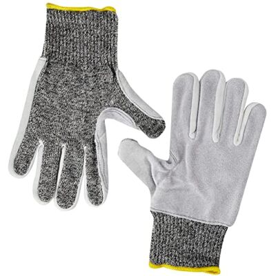 Rostaing Mastertop Tough Cut Resistant Level 5 Gloves with Dyneema and Premium Leather Palm Size 11 / XXL Rostaing Mastertop Tough Cut Resistant Level 5 Gloves with Dyneema and Premium Leather Palm Size 11 / XXL