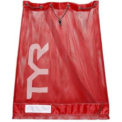 TYR Sport Swimming Net Bag 75 L Equipment Unisex, Unisex_Adult, LBD2610, red, 75L TYR Sport Swimming Net Bag 75 L Equipment Unisex, Unisex_Adult, LBD2610, red, 75L