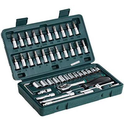 Mannesmann M 2040 46-Piece Socket Spanner Set 0.6 cm / 0.25-Inch Mannesmann M 2040 46-Piece Socket Spanner Set 0.6 cm / 0.25-Inch
