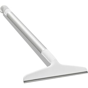 OXO Good Grips Aluminum Extendable Squeegee – Rust-Free Telescopic Handle with Flexible Silicone Blade – Streak-Free Drying for Shower Glass, Mirrors & Windows – 360° Hook for Hanging OXO Good Grips Aluminum Extendable Squeegee – Rust-Free Telescopic Handle with Flexible Silicone Blade – Streak-Free Drying for Shower Glass, Mirrors & Windows – 360° Hook for Hanging
