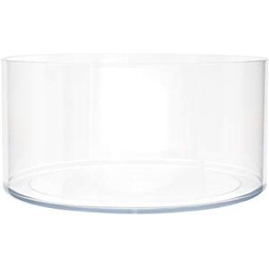 Royal Imports Flower Vase Acrylic Cylinder Decorative Centerpiece for Home or Wedding Non Breakable Plastic, 8"X4" Short Round Clear Royal Imports Flower Vase Acrylic Cylinder Decorative Centerpiece for Home or Wedding Non Breakable Plastic, 8"X4" Short Round Clear
