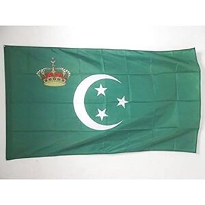 AZ FLAG Royal Standard of Egypt 1923–1953 Flag 3x5 Ft Egyptian Kingdom Banner with Sleeve 100% Polyester Fade Resistant Vivid Colors 3' x 5' Feet 150x90 Cm AZ FLAG Royal Standard of Egypt 1923–1953 Flag 3x5 Ft Egyptian Kingdom Banner with Sleeve 100% Polyester Fade Resistant Vivid Colors 3' x 5' Feet 150x90 Cm