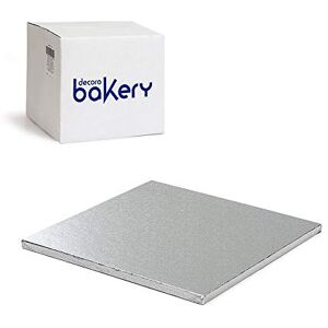 Decora 0931233 Silver CAKEBOARD 36 X 36 H 1,2 CM/14X14'', Carta Decora 0931233 Silver CAKEBOARD 36 X 36 H 1,2 CM/14X14'', Carta