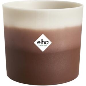 elho Colour Gradiant Round 16cm Indoor Plant Pot 100% Recycled Plastic Ø 15.9 x H 14.7 cm Brown/Cedar Brown elho Colour Gradiant Round 16cm Indoor Plant Pot 100% Recycled Plastic Ø 15.9 x H 14.7 cm Brown/Cedar Brown