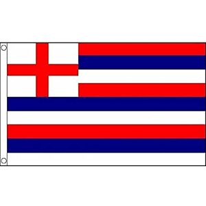 AZ FLAG Striped Ensign Red/Blue/White Flag 3x5 Ft 100D Polyester Bristish Historic Banner with Two Metal Grommets Fade Resistant Vivid Colors 3' x 5' Feet 150x90 Cm AZ FLAG Striped Ensign Red/Blue/White Flag 3x5 Ft 100D Polyester Bristish Historic Banner with Two Metal Grommets Fade Resistant Vivid Colors 3' x 5' Feet 150x90 Cm