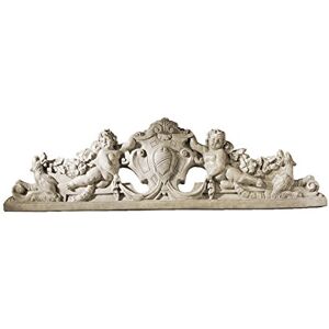 Design Toscano EU31668 Devonshire Sculptural Wall Pediment,Beige,94 x 6.5 x 25.5 cm, 3.75 kg Design Toscano EU31668 Devonshire Sculptural Wall Pediment,Beige,94 x 6.5 x 25.5 cm, 3.75 kg