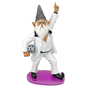 Design Toscano Garden Gnome Statue Disco Tony Gnome Fever Outdoor Garden Gnomes Funny Lawn Gnome Statues, 11.5 x 19 x 34.5 cm Design Toscano Garden Gnome Statue Disco Tony Gnome Fever Outdoor Garden Gnomes Funny Lawn Gnome Statues, 11.5 x 19 x 34.5 cm