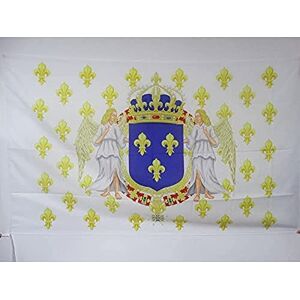 AZ FLAG Kingdom of France Angels Flag 2x3 Ft French royal Banner with Sleeve 100% Polyester Fade Resistant Vivid Colors 2' x 3' Feet 90x60 Cm AZ FLAG Kingdom of France Angels Flag 2x3 Ft French royal Banner with Sleeve 100% Polyester Fade Resistant Vivid Colors 2' x 3' Feet 90x60 Cm