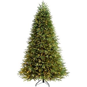 WeRChristmas Pre-Lit the Royal Fir Multi-Function Christmas Tree with 800-LED Lights 8 feet/2.4 m, Green WeRChristmas Pre-Lit the Royal Fir Multi-Function Christmas Tree with 800-LED Lights 8 feet/2.4 m, Green