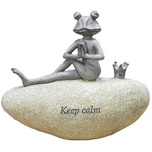 Country Living Frog on Stone Garden Ornament Statue Figurine 3 Designs available 15.5cm (Keep Calm) Country Living Frog on Stone Garden Ornament Statue Figurine 3 Designs available 15.5cm (Keep Calm)