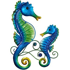 JOYBEE HOME&GARDEN JOYBee Metal Seahorse Family Wall Art Decor-Outdoor Indoor Coastal Hanging Art-Beach Ocean Theme Garden Wall Art Decor for Patio Backyard Yard Fence Pool Bathroom Living Room Wall Decorations JOYBEE HOME&GARDEN JOYBee Metal Seahorse Family Wall Art Decor-Outdoor Indoor Coastal Hanging Art-Beach Ocean Theme Garden Wall Art Decor for Patio Backyard Yard Fence Pool Bathroom Living Room Wall Decorations