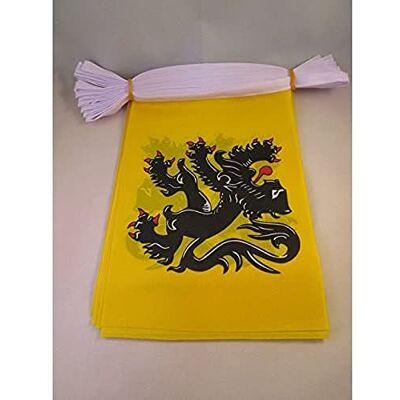 Az Flag - Guirlande 6m - Nord-Pas-de-Calais - 21x15 cm - Flag Banner Az Flag - Guirlande 6m - Nord-Pas-de-Calais - 21x15 cm - Flag Banner