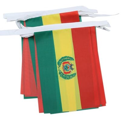 Az Flag Bolivia Flag Garland - 6M, 20 Flags, 21x15cm - Flag Garland Az Flag Bolivia Flag Garland - 6M, 20 Flags, 21x15cm - Flag Garland