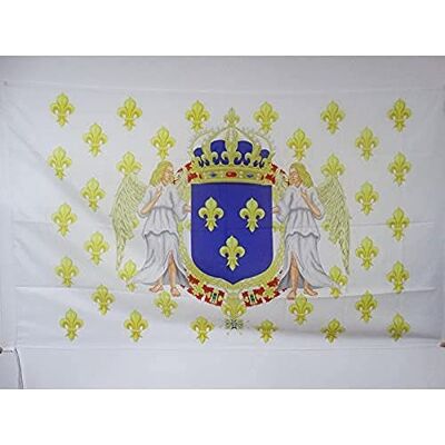 Az Flag France Flag Royalist Fleur de Lys - Flag 90x60cm Az Flag France Flag Royalist Fleur de Lys - Flag 90x60cm