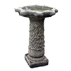 Statues & Sculptures Online Vine Design Stone Garden Birdbath