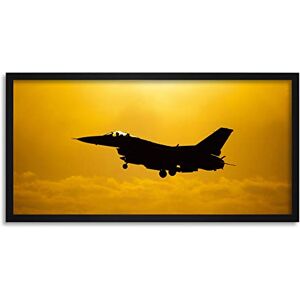 Fine Art Prints Military USA USAF F-16 Fighting Falcon Aircraft Jet Photo Framed Wall Art Print Long 25X12 Inch Fine Art Prints Military USA USAF F-16 Fighting Falcon Aircraft Jet Photo Framed Wall Art Print Long 25X12 Inch