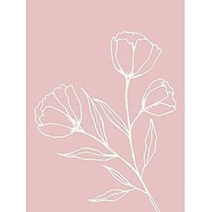 Wee Blue Coo Blush Pink Plant Poppy Flowers White Unframed Wall Art Print Poster Home Decor Premium Wee Blue Coo Blush Pink Plant Poppy Flowers White Unframed Wall Art Print Poster Home Decor Premium