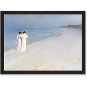 Artery8 PS Kroyer Summer Evening Walking Skagens Beach Painting Artwork Framed Wall Art Print A4 Artery8 PS Kroyer Summer Evening Walking Skagens Beach Painting Artwork Framed Wall Art Print A4