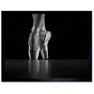 Wee Blue Coo Photo Dancing Dancer Ballerina Ballet Shoes Art Print Framed Poster Wall Decor 12X16 Inch Wee Blue Coo Photo Dancing Dancer Ballerina Ballet Shoes Art Print Framed Poster Wall Decor 12X16 Inch