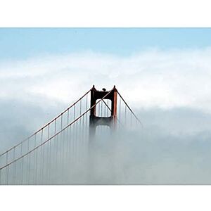 Fine Art Prints Highsmith Golden Gate Bridge Fog Photo Unframed Wall Art Print Poster Home Decor Premium Fine Art Prints Highsmith Golden Gate Bridge Fog Photo Unframed Wall Art Print Poster Home Decor Premium