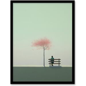 Artery8 Cherry Tree Park By Amy Denver Minimalist Soft Pastel Grey Pale Green Minimalism Simple Modern Artwork Artwork Framed Wall Art Print A4 Artery8 Cherry Tree Park By Amy Denver Minimalist Soft Pastel Grey Pale Green Minimalism Simple Modern Artwork Artwork Framed Wall Art Print A4