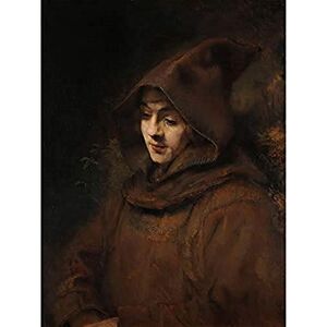 Artery8 Rembrandt Titus Van Rijn In Monks Habit Portrait Unframed Wall Art Print Poster Home Decor Premium Artery8 Rembrandt Titus Van Rijn In Monks Habit Portrait Unframed Wall Art Print Poster Home Decor Premium
