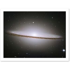 Artery8 Hubble Space Telescope Image The Majestic Sombrero Galaxy M104 Messier 104 Bright White Core Globular Clusters Swirling Dust Lanes Earth Artwork Framed Wall Art Print 18X24 Inch Artery8 Hubble Space Telescope Image The Majestic Sombrero Galaxy M104 Messier 104 Bright White Core Globular Clusters Swirling Dust Lanes Earth Artwork Framed Wall Art Print 18X24 Inch