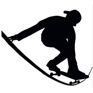 Wee Blue Coo Painting Sport Skateboarding Skater Ramp Black White Art Print Poster Wall Decor 12X16 Inch Wee Blue Coo Painting Sport Skateboarding Skater Ramp Black White Art Print Poster Wall Decor 12X16 Inch