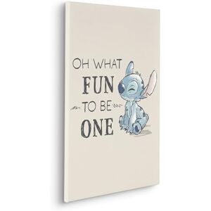 Komar Canvas Picture Disney Lilo and Stitch Oh What Fun 40 x 60 cm Komar Canvas Picture Disney Lilo and Stitch Oh What Fun 40 x 60 cm