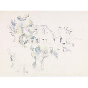 Fine Art Prints Paul Cezanne View Of The Chateau Noir Large Wall Art Print Canvas Premium Poster Mural Fine Art Prints Paul Cezanne View Of The Chateau Noir Large Wall Art Print Canvas Premium Poster Mural