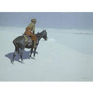 Artery8 Remington Friends Or Foes The Scout Painting Unframed Wall Art Print Poster Home Decor Premium Artery8 Remington Friends Or Foes The Scout Painting Unframed Wall Art Print Poster Home Decor Premium