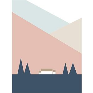 Wee Blue Coo Pastel Geometric Shapes Scotland Scottish Highland Croft Art Print Poster Wall Decor 12X16 Inch Wee Blue Coo Pastel Geometric Shapes Scotland Scottish Highland Croft Art Print Poster Wall Decor 12X16 Inch