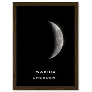 Artery8 - Phases of the Moon - A4 - Framed - Wall Art Print Artery8 - Phases of the Moon - A4 - Framed - Wall Art Print