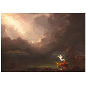 Wee Blue Coo Painting Allegory Cole Voyage Life Old Age Wall Art Print Wee Blue Coo Painting Allegory Cole Voyage Life Old Age Wall Art Print